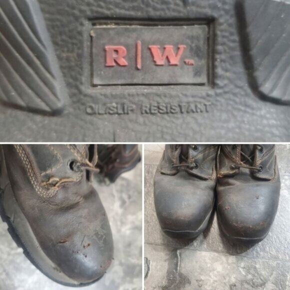 Red Wing Shoes‎ 2205 Mocha Brown Leather TruHiker Aluminum Safety Toe Work Boots main image 7